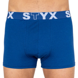 Pánské boxerky Styx sportovní guma nadrozměr tmavě modré (R968)