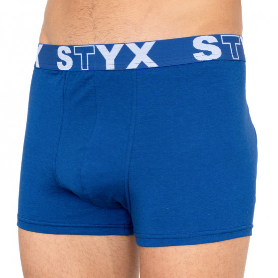 Pánské boxerky Styx sportovní guma nadrozměr tmavě modré (R968)