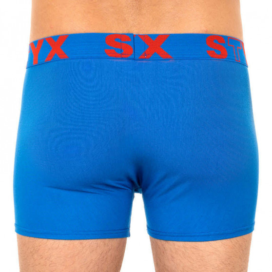 3PACK pánské boxerky Styx sportovní guma modré (G9676869)