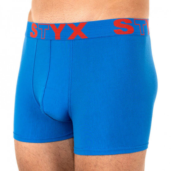 3PACK pánské boxerky Styx sportovní guma modré (G9676869)