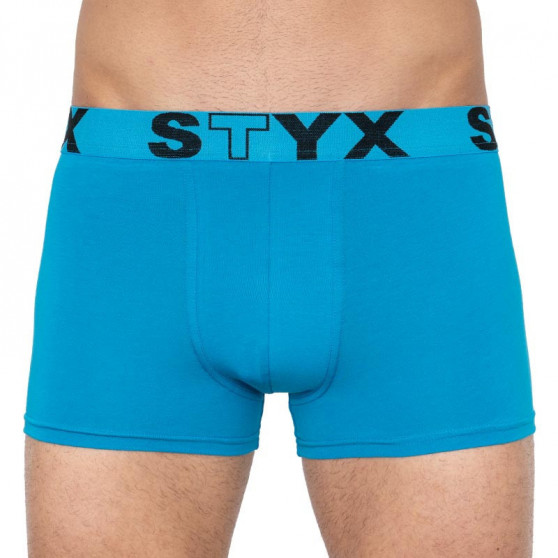 3PACK pánské boxerky Styx sportovní guma modré (G9676869)