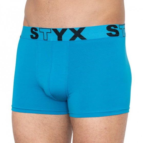 3PACK pánské boxerky Styx sportovní guma modré (G9676869)