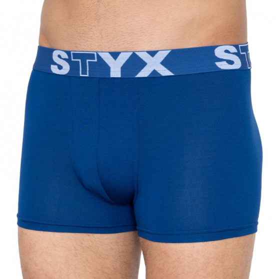 3PACK pánské boxerky Styx sportovní guma modré (G9676869)