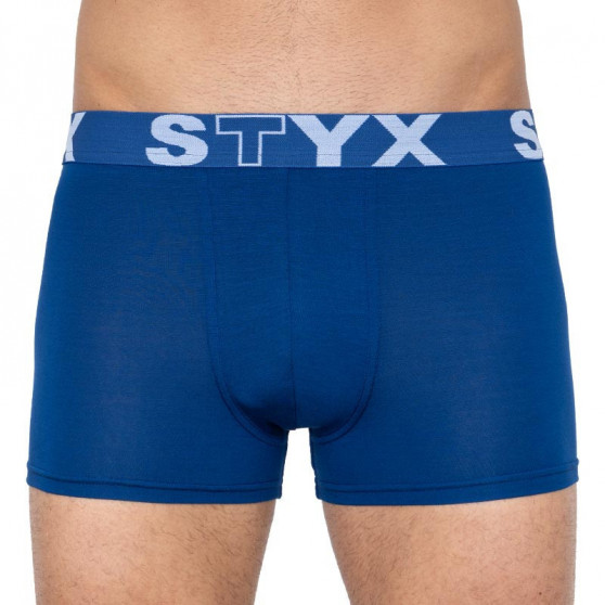 3PACK pánské boxerky Styx sportovní guma modré (G9676869)