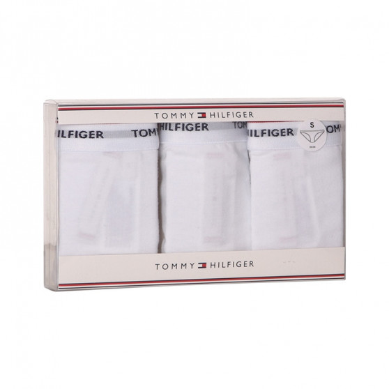 3PACK dámské kalhotky Tommy Hilfiger bílé (UW0UW00043 100)