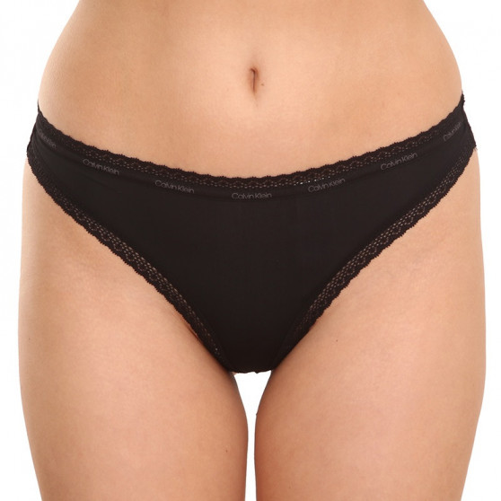 3PACK dámská tanga Calvin Klein vícebarevné (QD3802E-FIY)