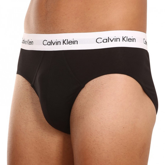 3PACK pánské slipy Calvin Klein černé (U2661G-001)