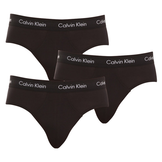 3PACK pánské slipy Calvin Klein černé (U2661G-XWB)