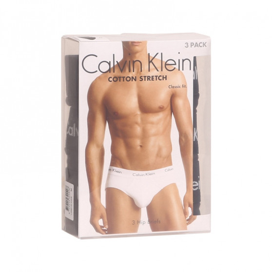 3PACK pánské slipy Calvin Klein černé (U2661G-XWB)