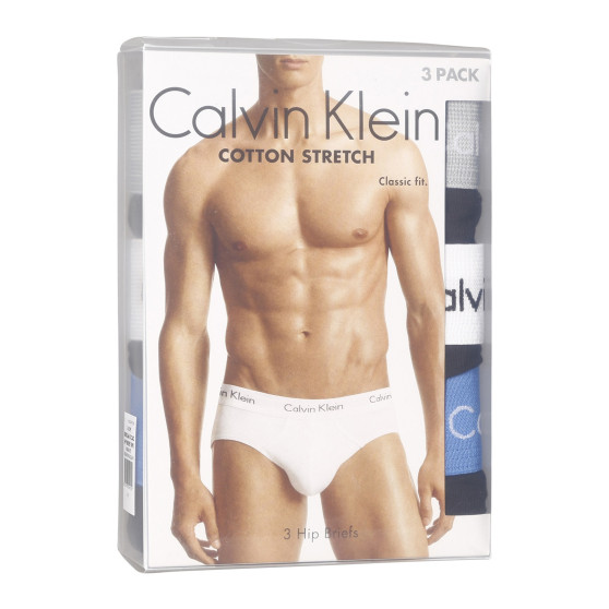 3PACK pánské slipy Calvin Klein vícebarevné (U2661G-CAZ)