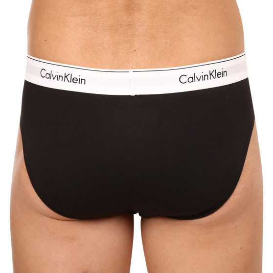 3PACK pánské slipy Calvin Klein černé (NB2379A-001)