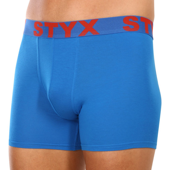 3PACK pánské boxerky Styx long sportovní guma vícebarevné (3U10137)