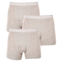 3PACK pánské boxerky Calvin Klein šedé (U2662G-080)