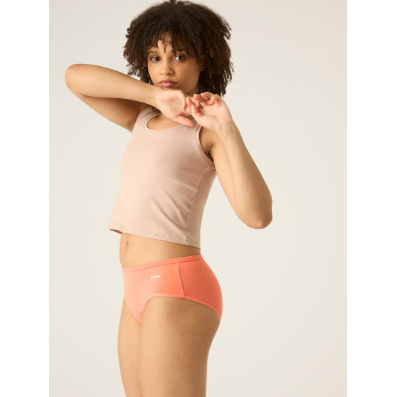 Menstruační kalhotky Modibodi Basic Mid-Rise Brief Moderate-Heavy Coral (MODI4110C)