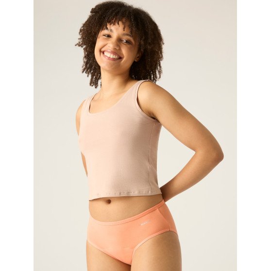 Menstruační kalhotky Modibodi Basic Mid-Rise Brief Moderate-Heavy Papaya (MODI4110P)