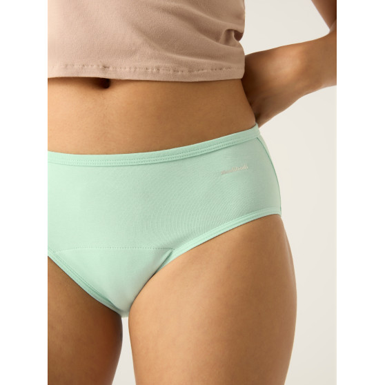 Menstruační kalhotky Modibodi Basic Mid-Rise Brief Moderate-Heavy Sea Spray (MODI4110SS)