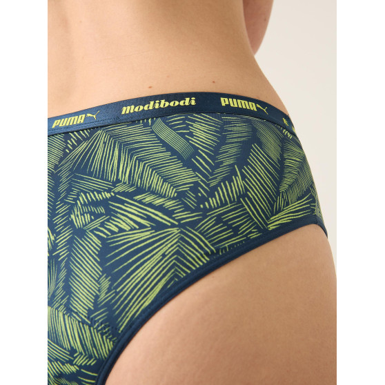 Menstruační kalhotky PUMA & Modibodi Active Printed Classic Brief Moderate-Heavy Palm Green (MODI4071PG)