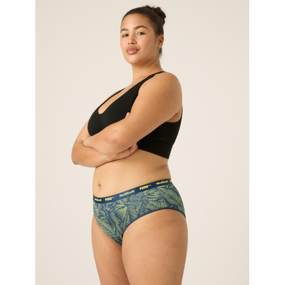 Menstruační kalhotky PUMA & Modibodi Active Printed Classic Brief Moderate-Heavy Palm Green (MODI4071PG)