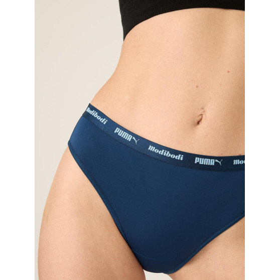 Menstruační kalhotky PUMA & Modibodi Active Cheeky Brief Light-Moderate Persian Blue (MODI4072PB)