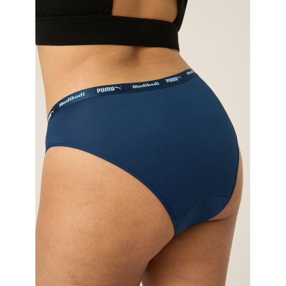 Menstruační kalhotky PUMA & Modibodi Active Cheeky Brief Light-Moderate Persian Blue (MODI4072PB)