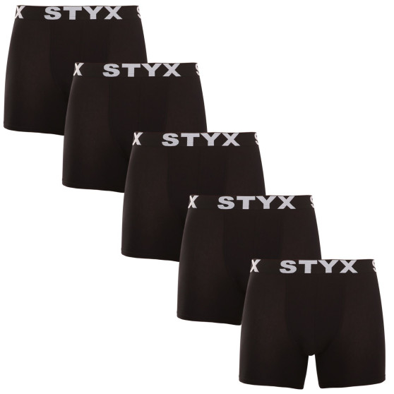 5PACK pánské boxerky Styx long sportovní guma vícebarevné (U96161626567)