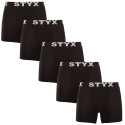 5PACK pánské boxerky Styx long sportovní guma vícebarevné (U96161626567)