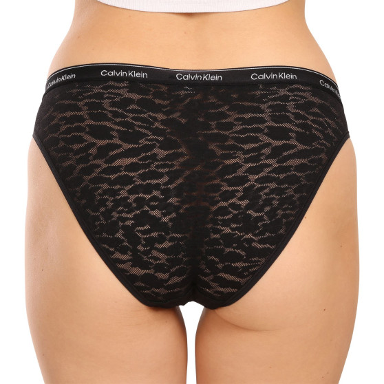 3PACK dámské kalhotky Calvin Klein černé (QD3588E-001)