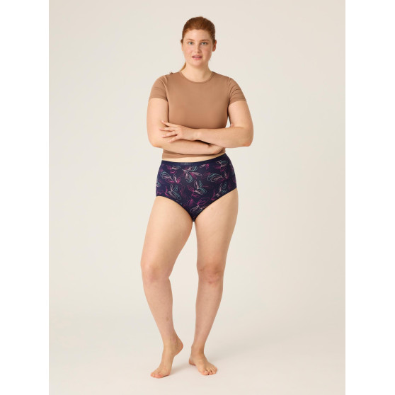 Menstruační kalhotky Modibodi Classic Full Brief Moderate-Heavy Passion Vine Navy (MODI4018PVN)