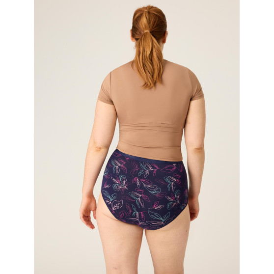 Menstruační kalhotky Modibodi Classic Full Brief Moderate-Heavy Passion Vine Navy (MODI4018PVN)