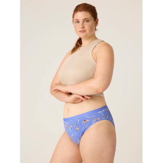 Menstruační kalhotky Modibodi Classic Bikini Light-Moderate Bouquet Blue (MODI4010BB)