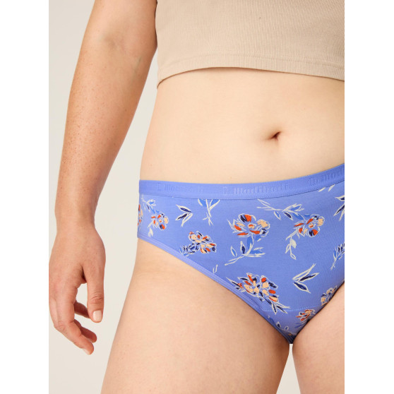 Menstruační kalhotky Modibodi Classic Bikini Light-Moderate Bouquet Blue (MODI4010BB)