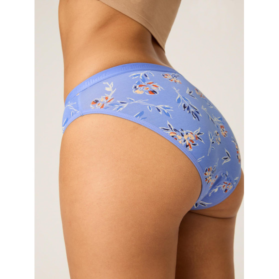 Menstruační kalhotky Modibodi Classic Bikini Light-Moderate Bouquet Blue (MODI4010BB)