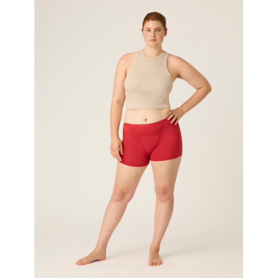 Menstruační kalhotky Modibodi Classic Boyshort Heavy-Overnight Rouge Red (MODI3993RR)