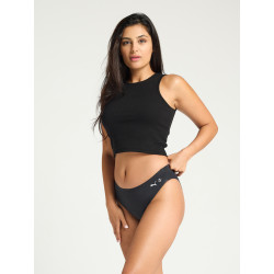 Menstruační kalhotky PUMA & Modibodi Seamfree Active Bikini Moderate-Heavy Onyx Grey (MODI4073OG)