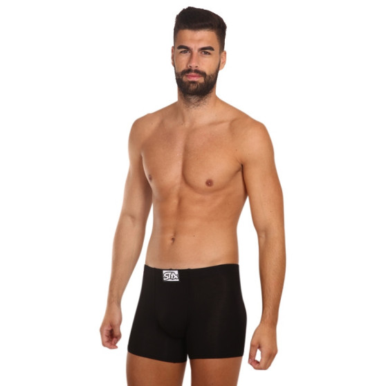 3PACK pánské boxerky Styx long klasická guma černé (F9606060)