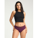 Menstruační kalhotky Modibodi Sensual Hi-Waist Bikini Moderate-Heavy Raisin Purple (MODI4038RP)