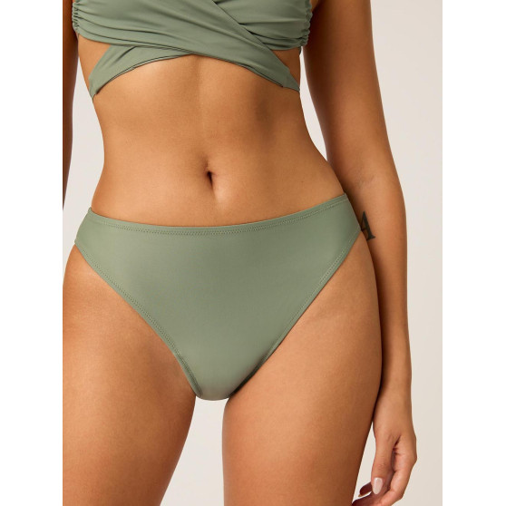 Menstruační plavky Modibodi High Hi-Leg Cheeky Oasis Green komplet (MODI4372OG)