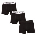 3PACK pánské boxerky Pietro Filipi černé (3BCL007)