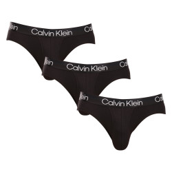 3PACK pánské slipy Calvin Klein černé (NB2969A-7VI)