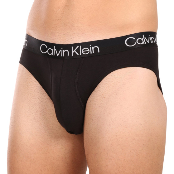 3PACK pánské slipy Calvin Klein černé (NB2969A-7VI)