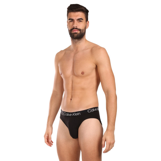 3PACK pánské slipy Calvin Klein černé (NB2969A-7VI)