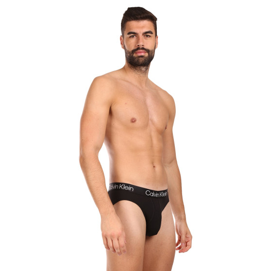 3PACK pánské slipy Calvin Klein černé (NB2969A-7VI)