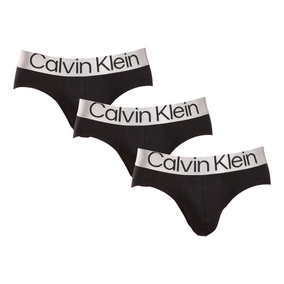 3PACK pánské slipy Calvin Klein černé (NB3129A-7V1)