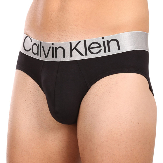 3PACK pánské slipy Calvin Klein černé (NB3129A-7V1)