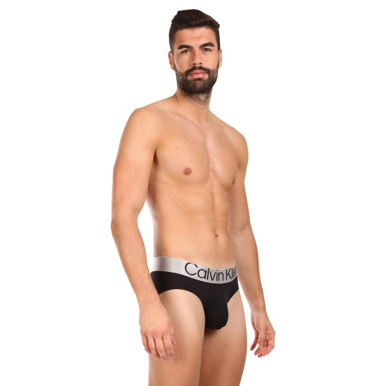 3PACK pánské slipy Calvin Klein černé (NB3129A-7V1)