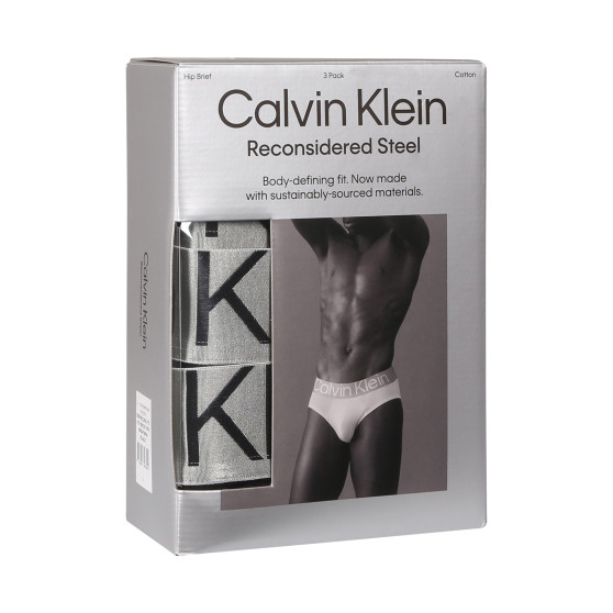 3PACK pánské slipy Calvin Klein černé (NB3129A-7V1)