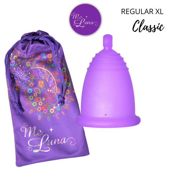 Menstruační kalíšek Me Luna Classic XL s kuličkou fialová (MELU038)