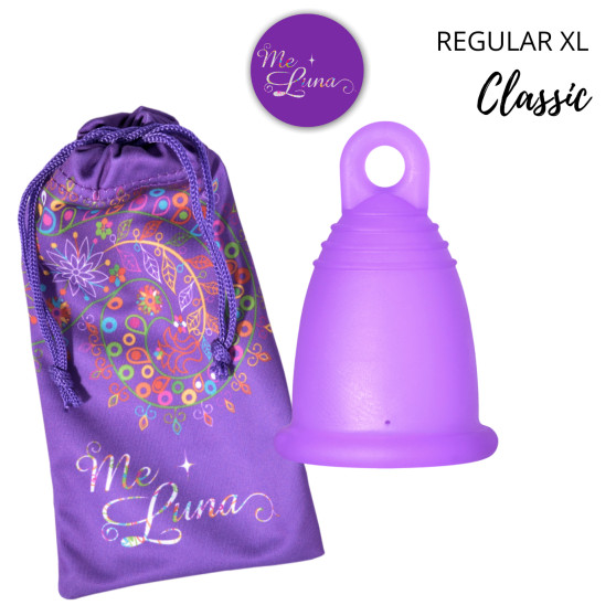 Menstruační kalíšek Me Luna Classic XL s očkem fialová (MELU056)