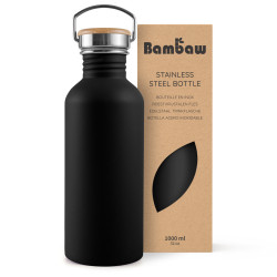 Nerezová lahev Bambaw Black 1000 ml (BAM059)