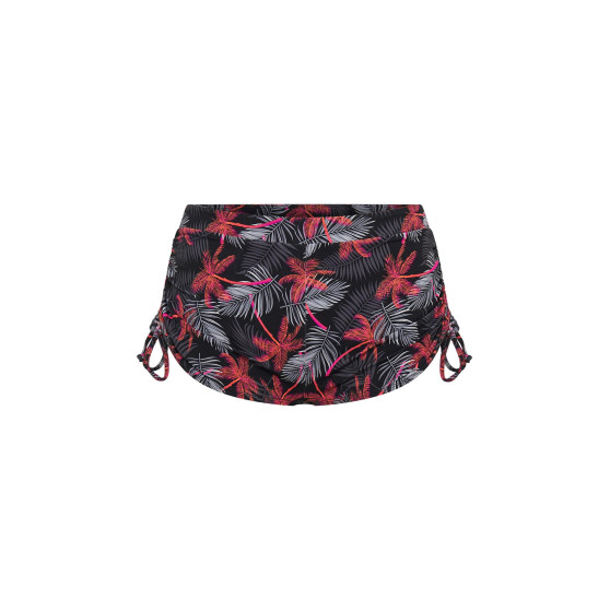 Menstruační plavky Modibodi Teen High Short Jungle Palm Black spodní díl - VYBALENÉ (MODI4377VYB)